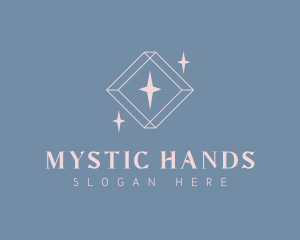 Palmistry - Minimalist Diamond Jewelry logo design