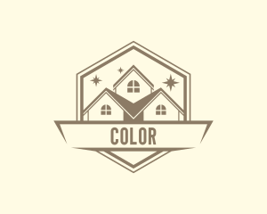 Contractor - House Property Roof logo design