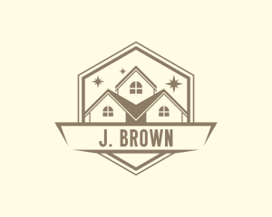 Home Maintenance - House Property Roof logo design