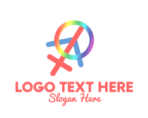 Gay Marriage - Peace Pride Symbol logo design