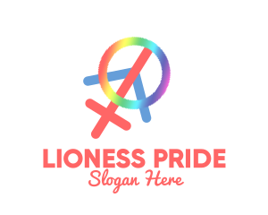 Peace Pride Symbol logo design