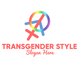 Transgender - Peace Pride Symbol logo design