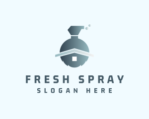 Home Cleaning Spray logo design