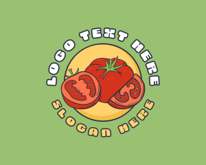 Farming - Quirky Tomato Fruit logo design