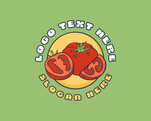 Quirky Tomato Fruit Logo