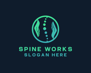 Spine - Back Spine Massage logo design