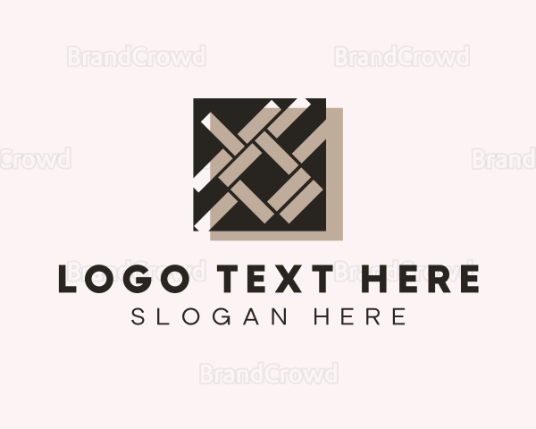 Floor Tile Pattern Logo