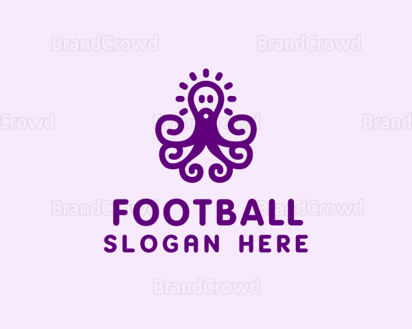 Sea Octopus Animal Logo