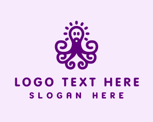 Sea Octopus Animal Logo