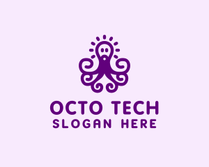 Sea Octopus Animal logo design