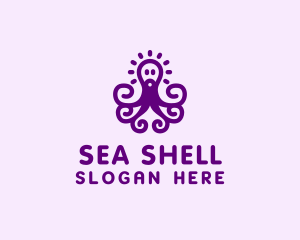 Mollusk - Sea Octopus Animal logo design