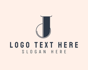 Partner - Legal Firm Publishing Letter J logo design