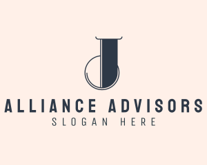 Partnership - Legal Firm Publishing Letter J logo design