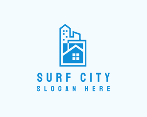 City Housing Real Estate logo design