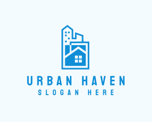 City Housing Real Estate logo design