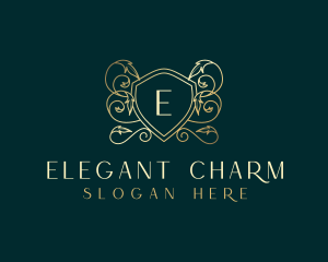 Shield Luxury Elegant logo design