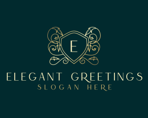 Shield Luxury Elegant logo design