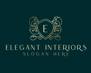 Shield Luxury Elegant logo design