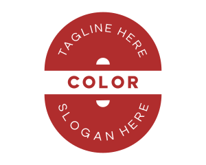 Red And White - Red Text Shape logo design