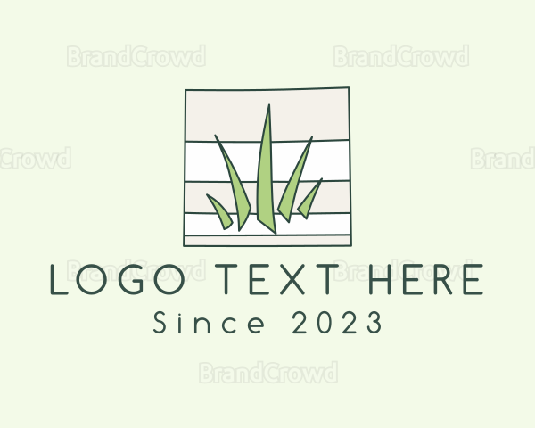 Notepad Grass Mowing Logo