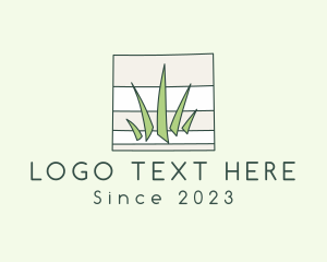 Gardening - Notepad Grass Mowing logo design