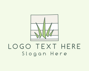 Notepad Grass Mowing Logo