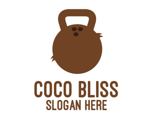 Coconut Kettlebell Weights logo design