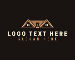 Residential - House Roof Builder logo design