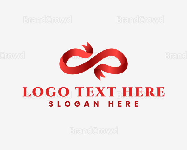 Luxury Infinity Ribbon Logo