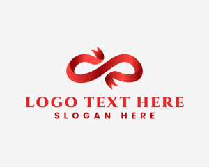 Loop - Luxury Infinity Ribbon logo design