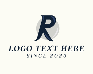 Typography - Business Professional Letter R logo design