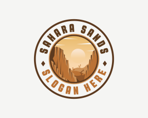 Sahara - Desert Sand Canyon logo design