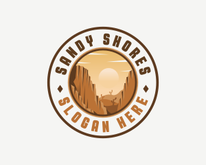 Dunes - Desert Sand Canyon logo design