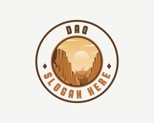 Tourism - Desert Sand Canyon logo design
