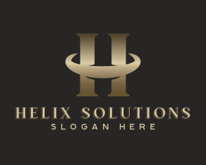 Professional Business Letter H logo design