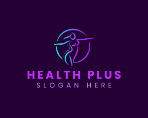 Physiotherapy Health Spine logo design