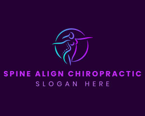 Physiotherapy Health Spine logo design