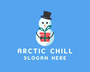 Frost - Snowman Christmas Gift logo design