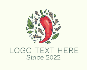 Pepper - Spicy Herb Ingredients logo design