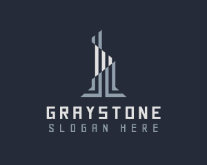 Gray - Gray Metropolis Building logo design
