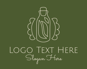 Relax - Organic Oil Jar logo design