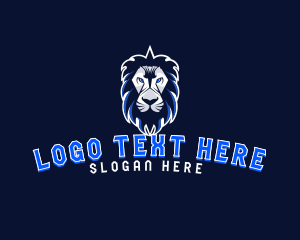 Fierce - Lion  Animal Esports logo design