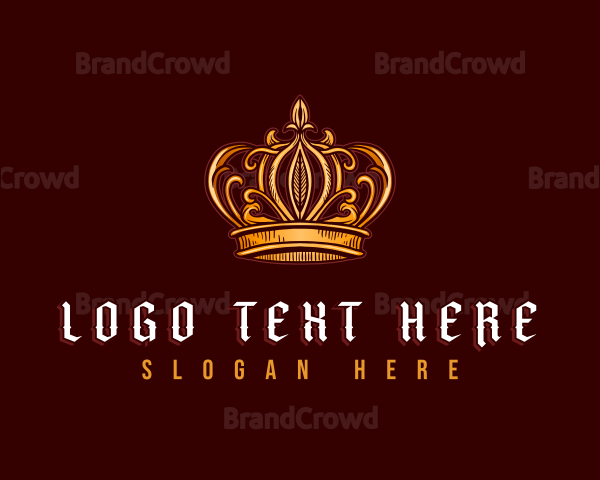 Elegant Tiara Crown Logo