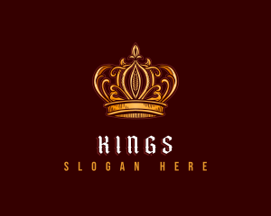 Elegant Tiara Crown logo design