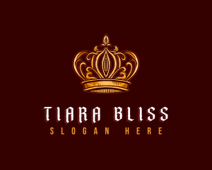 Tiara - Elegant Tiara Crown logo design