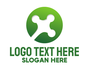 Tehnology - Green Frog Hand logo design
