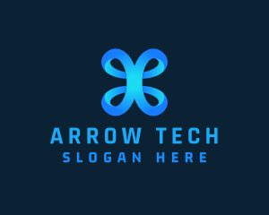 Ribbon Loop Tech  logo design