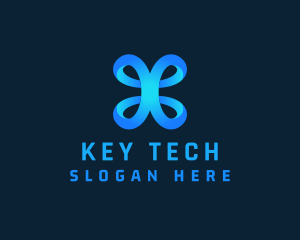 Ribbon Loop Tech  logo design