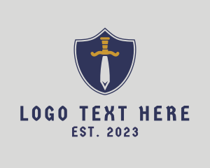 Weapon - Ancient Sword Weapon logo design