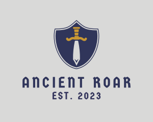 Ancient Sword Weapon logo design